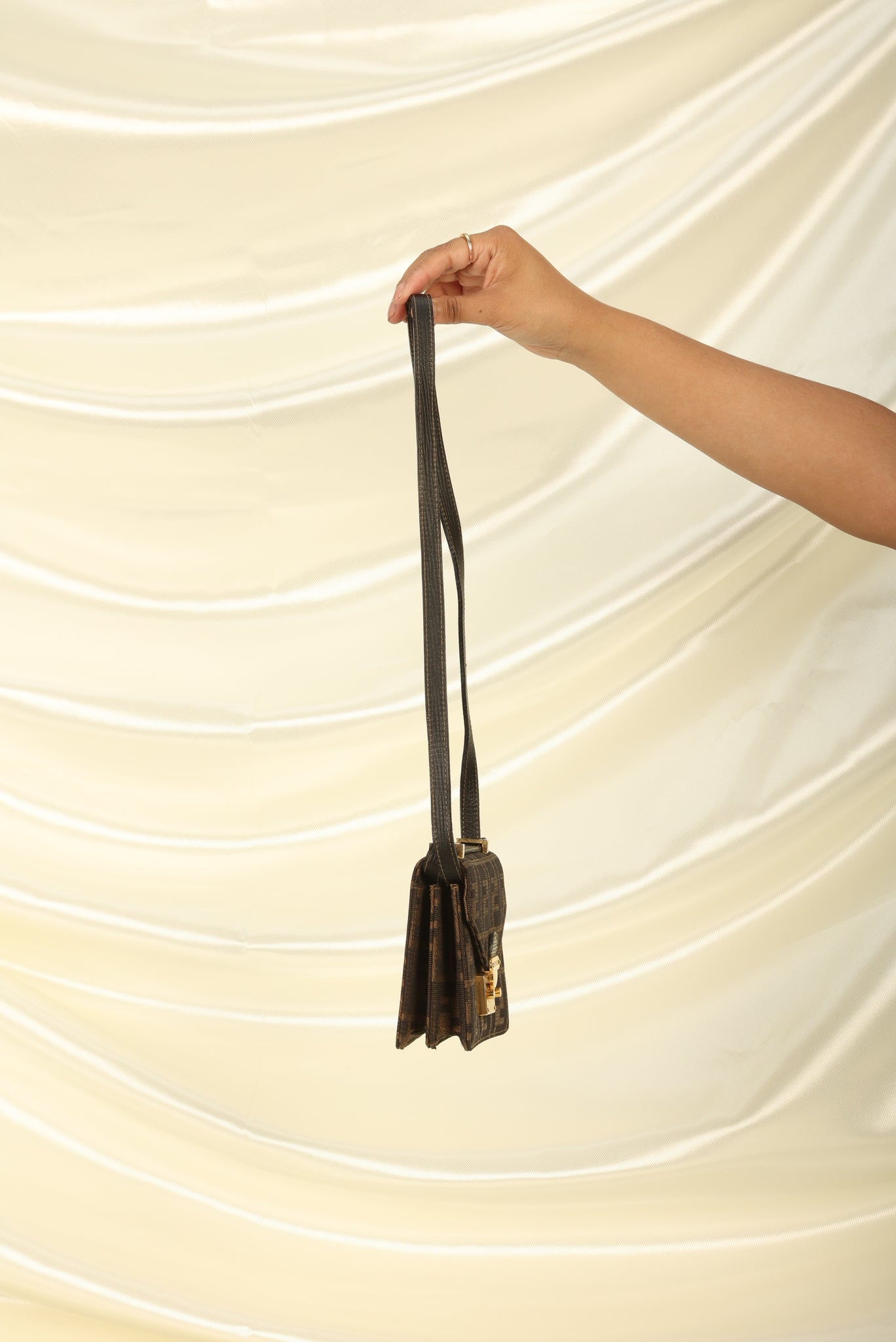 Ultra-Rare Fendi Zucca Mini Shoulder Bag