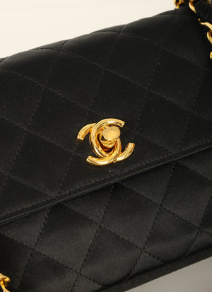 Chanel 1986 Satin Mini Flap