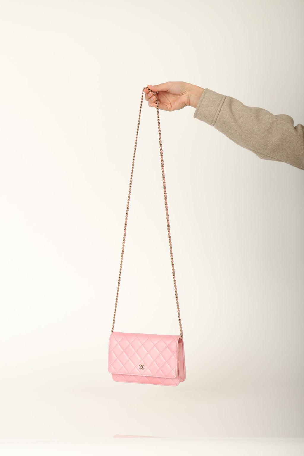 Chanel 23S Iridescent Lambskin Wallet on Chain