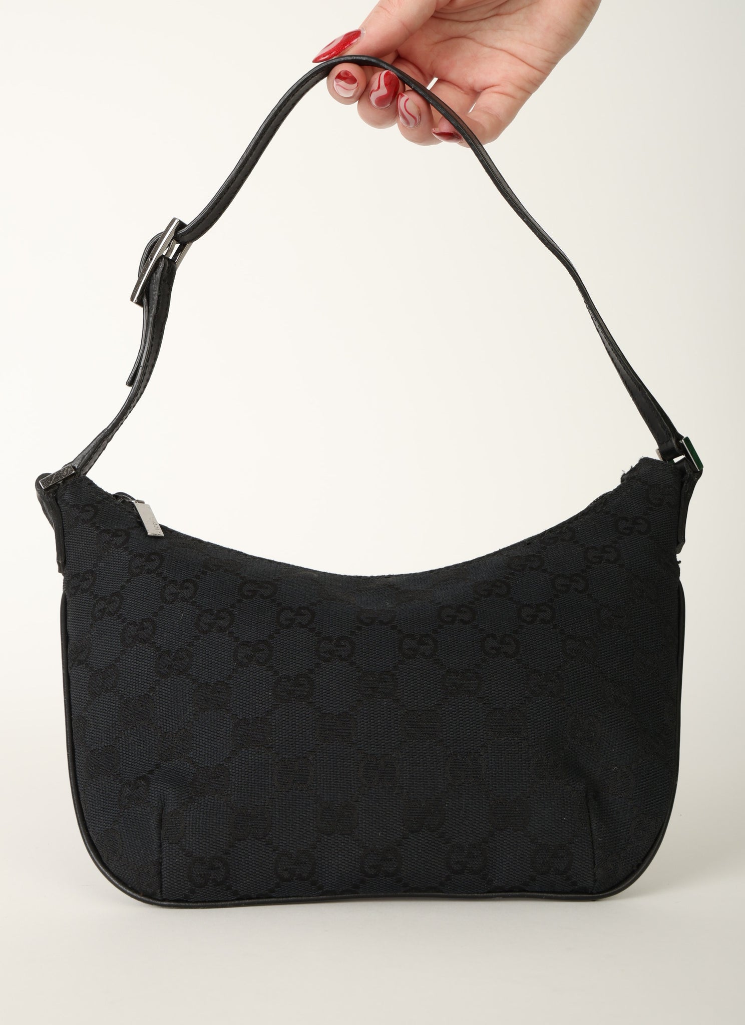 Gucci Monogram Crescent Bag