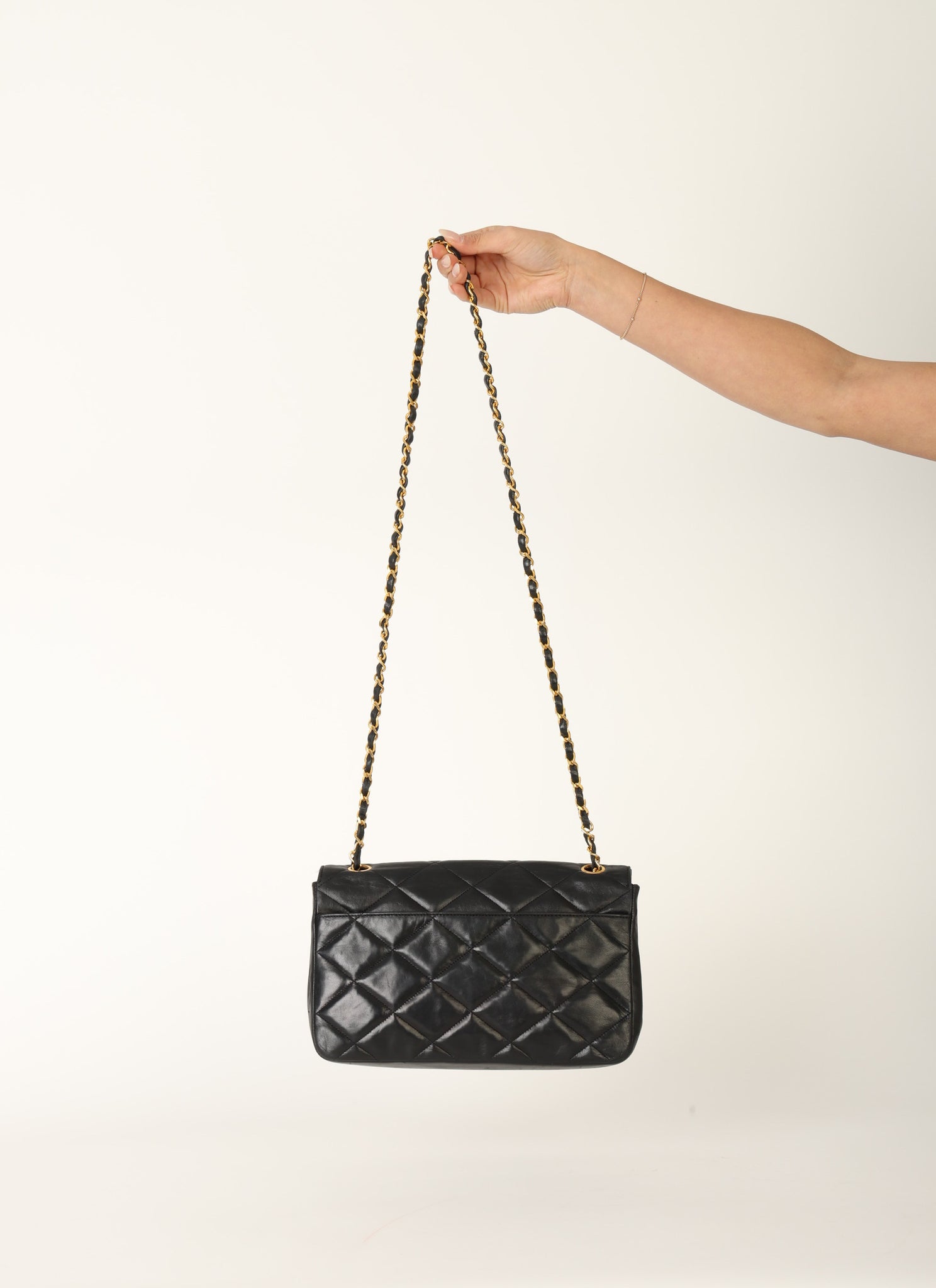 Ultra-Rare Chanel Lambskin Beak Tip Turnlock Flap Bag