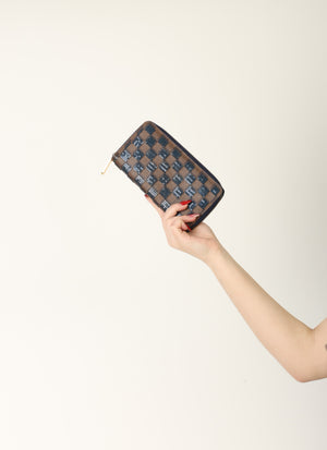 Limited Edition Louis Vuitton Sequin Damier Ebene Zip Wallet