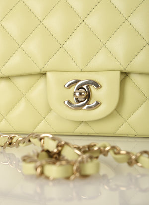 Chanel 23C Lambskin Mini Square Flap