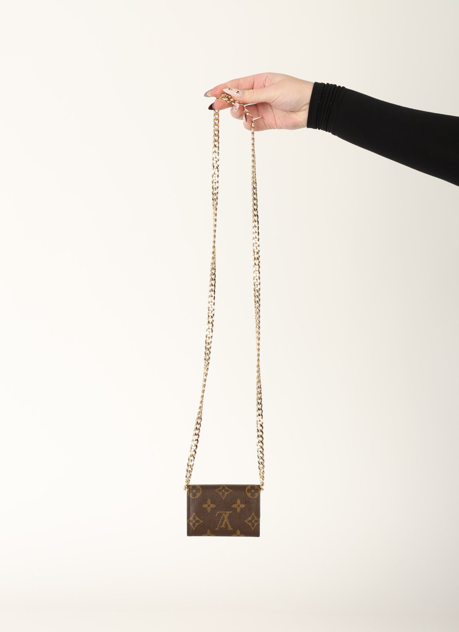 Louis Vuitton Monogram Cardholder w/ Chain