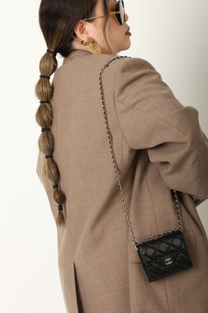 Chanel 2020 Lambskin Cardholder on Chain