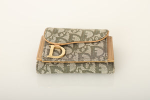 Dior Trotter Short Wallet w/ Chain