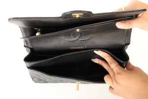 Chanel 2003 Caviar Medium Double Flap
