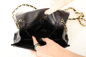 Ultra-Rare Chanel 1986 Lambskin Chain Flap Bag