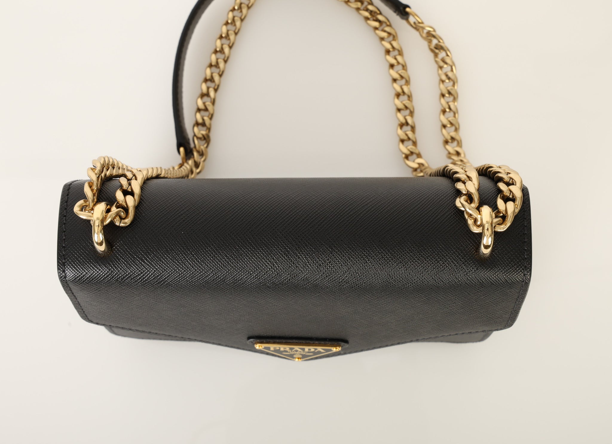 Prada Saffiano Chain Shoulder Bag