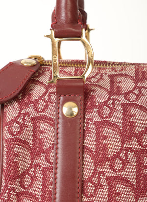 Rare Dior 2002 Trotter Mini Boston Bag