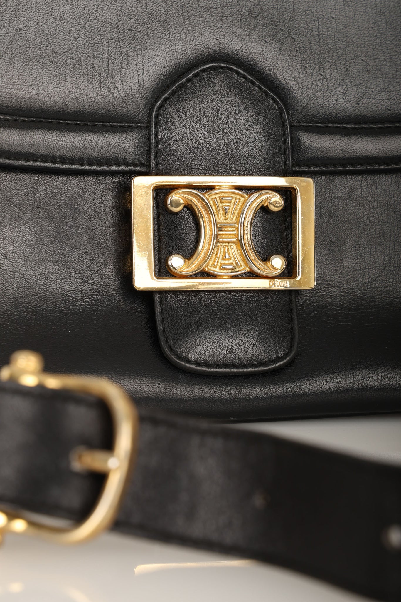 Celine Box Triomphe Shoulder Bag