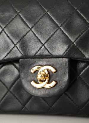 Chanel 1991 Lambskin Small Double Flap