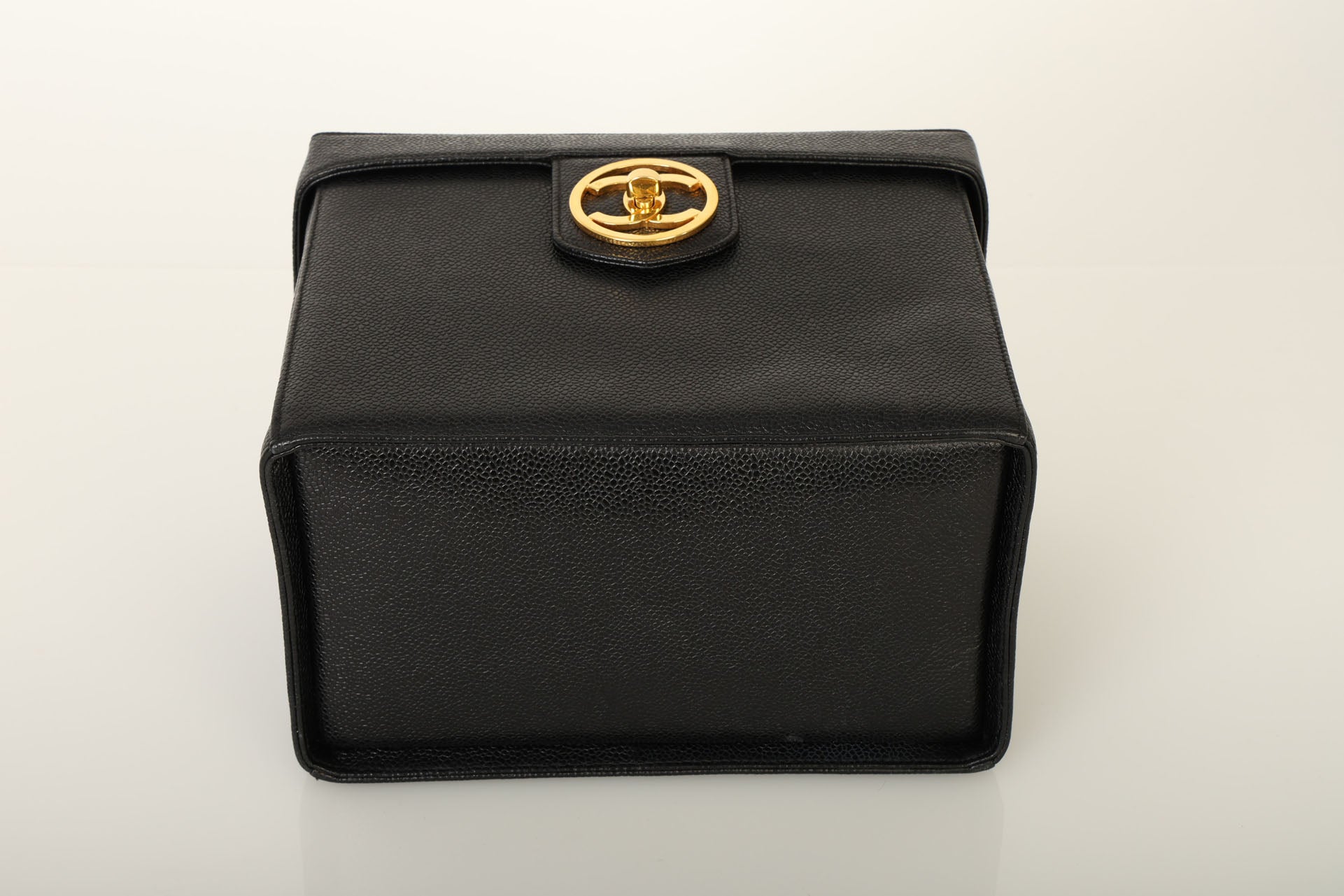 Chanel 1994 Caviar Double Sided Turnlock Vanity