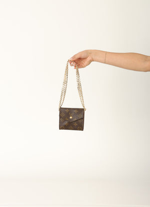 Louis Vuitton Monogram Elise Wallet w/ Chain