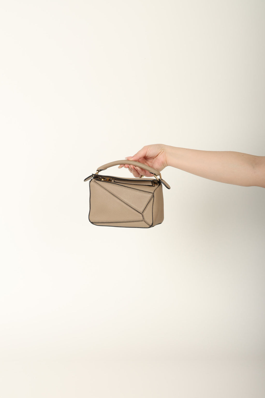 Loewe Leather Mini Puzzle Bag