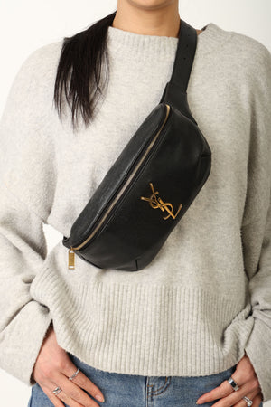Saint Laurent Leather Waist Bag