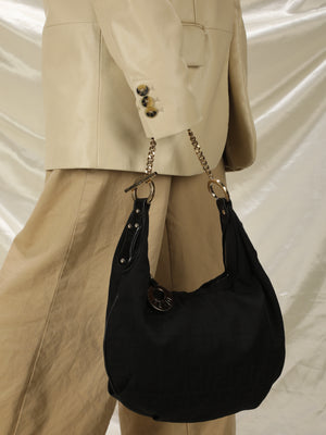 Fendi Zucca Chain Shoulder Bag