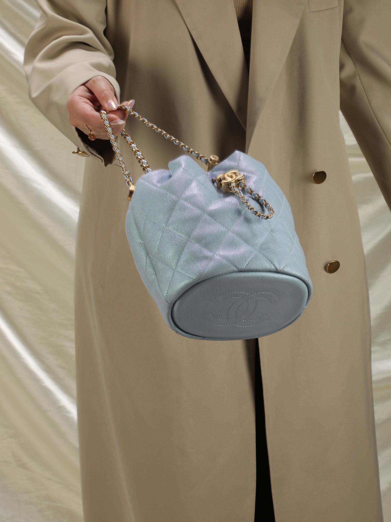 Chanel 2019 Iridescent Bucket Bag