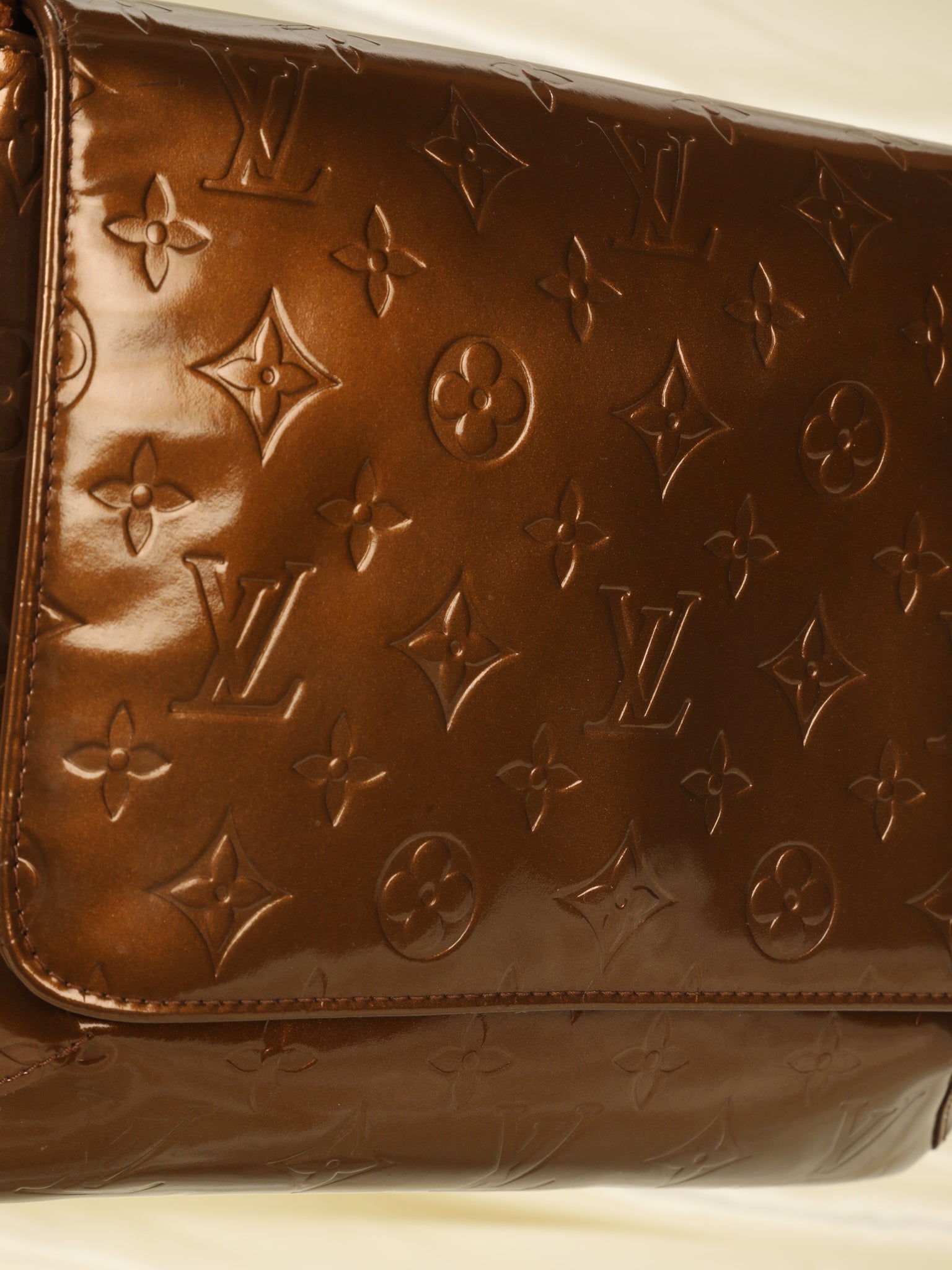 Louis Vuitton Bronze Monogram Vernis Thompson Street Bag Louis Vuitton