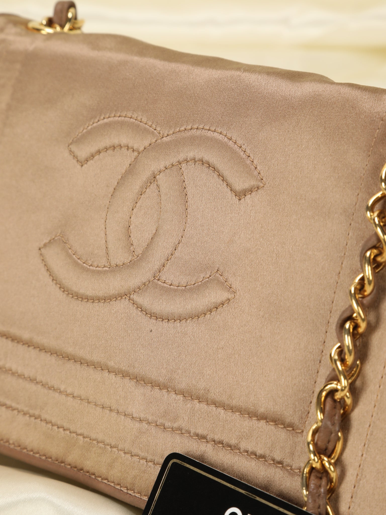 Rare Chanel Satin Mini Flap Bag – SFN