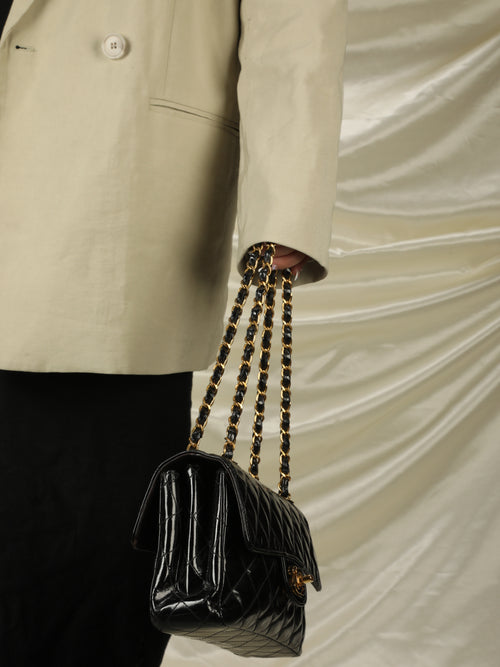 Chanel Vintage Jumbo Double Sided Flap Bag