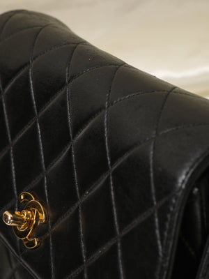 Rare Chanel Lambskin Flap Shoulder Bag