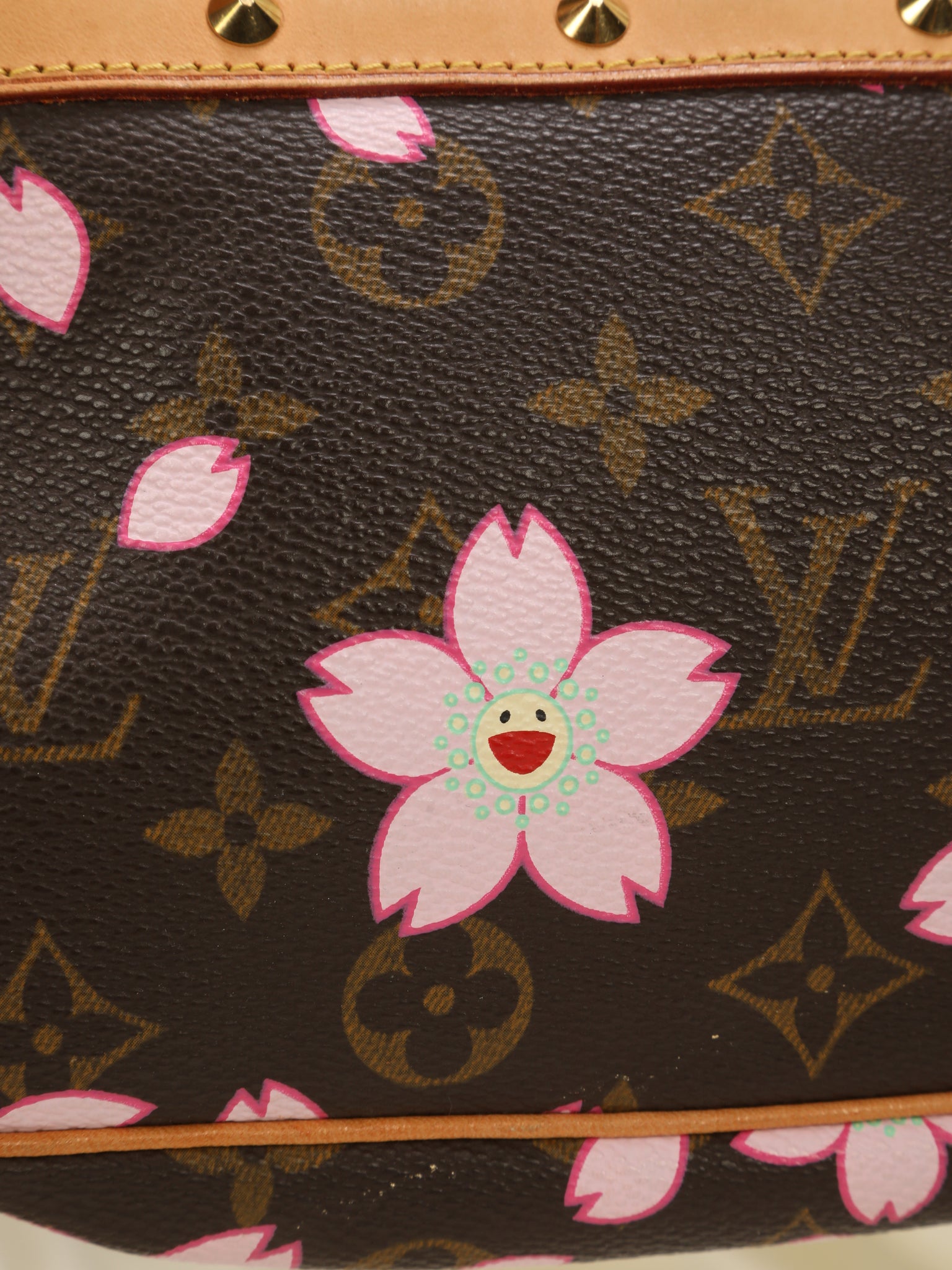 Louis Vuitton x Takashi Murakami monogram brown cherry blossom pochett–  KOSHARCHIVE