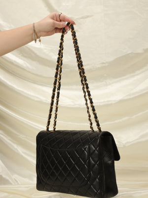 Chanel Lambskin Jumbo Single Flap Bag