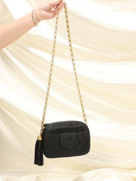 Rare Chanel Satin Bijoux Mini Camera Bag