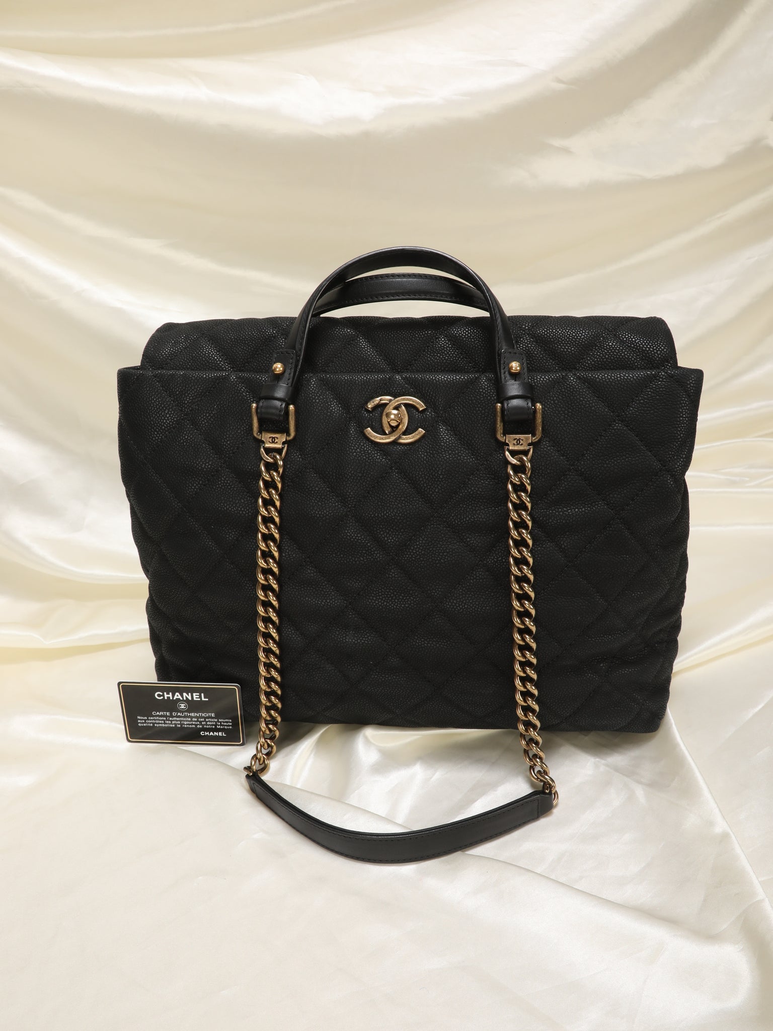 Portobello leather tote Chanel Brown in Leather - 30441502