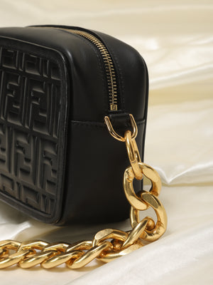 Fendi Zucca Leather Embossed Mini Bag – SFN