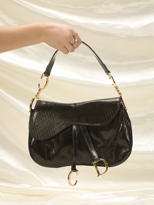 Christian Dior Ostrich Leather Bag