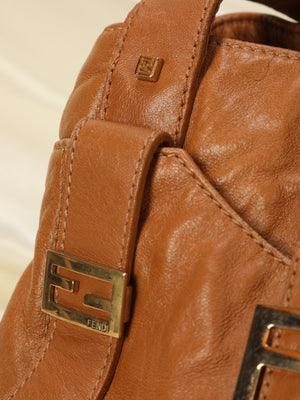 Rare Fendi Leather Shoulder Bag
