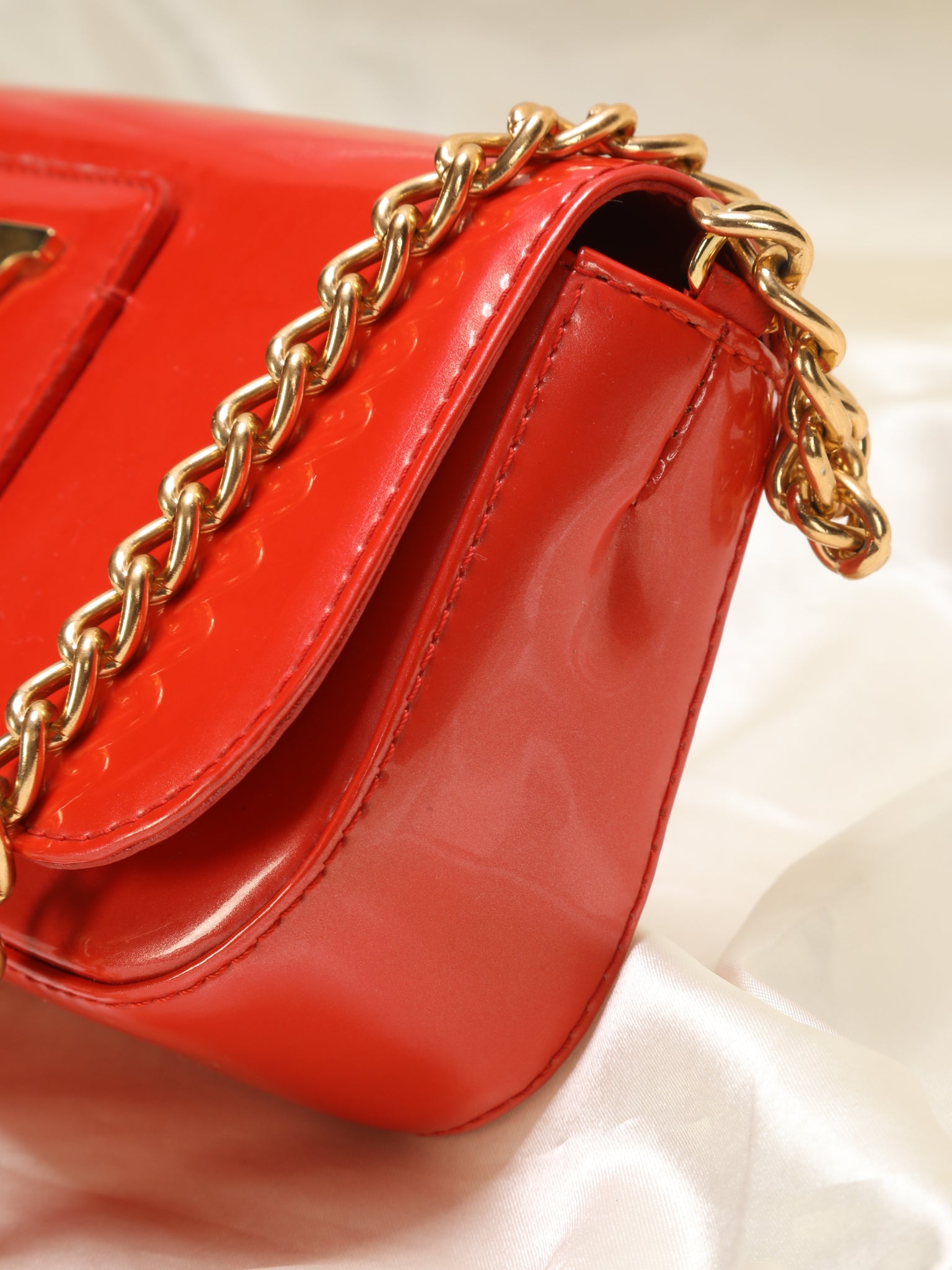 Louis Vuitton Patent Flap Bag