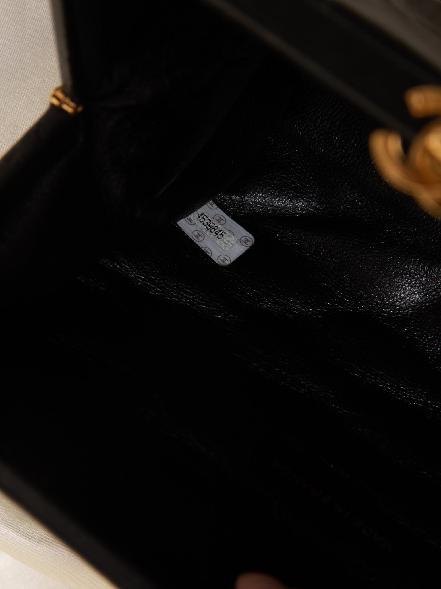 Rare Chanel Lambskin Mini Chain Bag