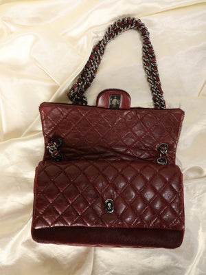Extremely Rare Chanel Pony Hair and Calfskin Double Flap