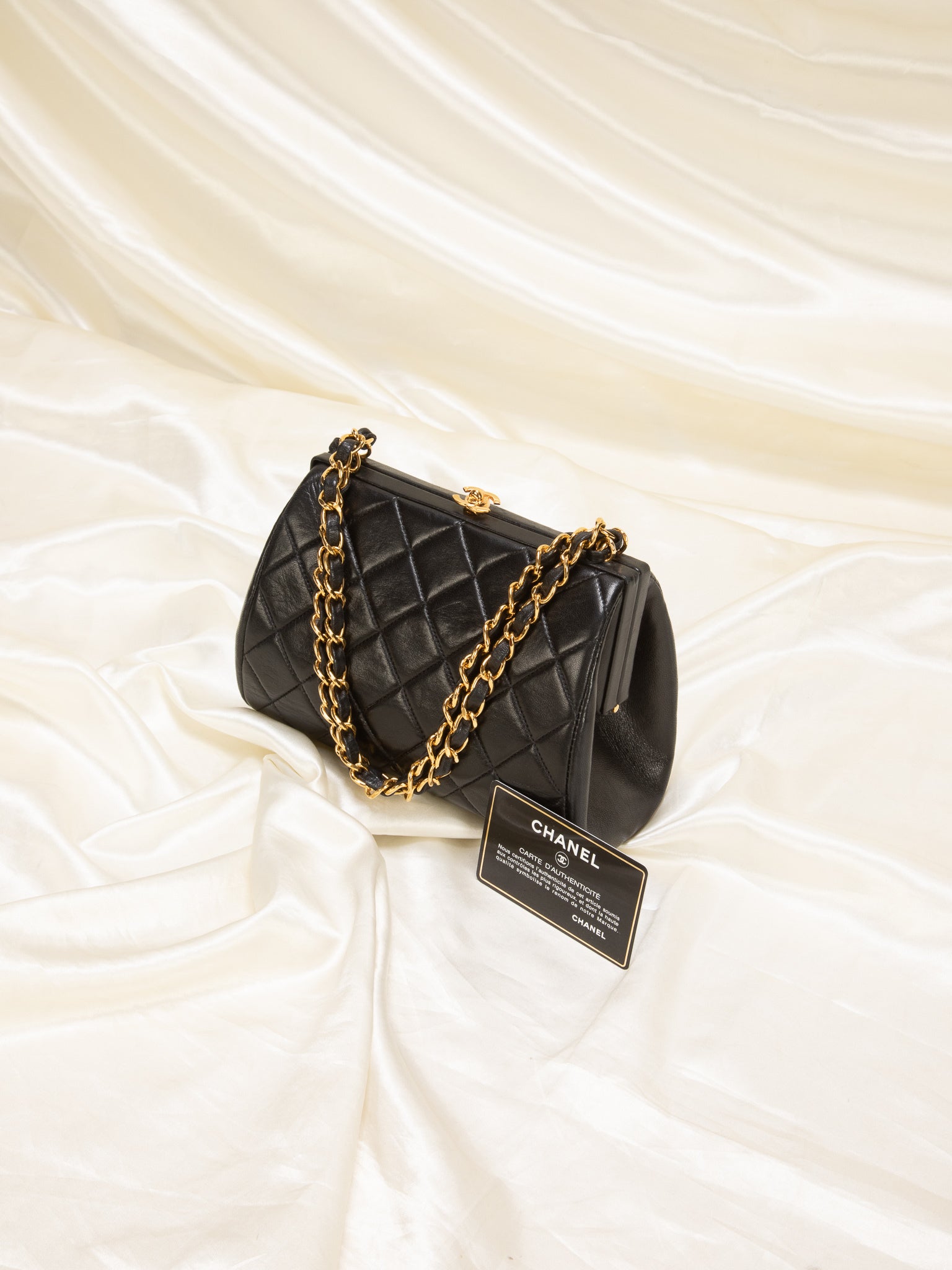 Rare Chanel Lambskin Mini Chain Bag – SFN
