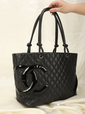 Chanel Cambon Lambskin Large Tote