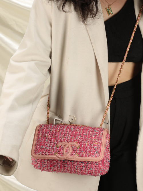 Chanel Tweed Square Flap Bag – SFN