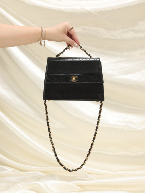 Chanel Sheepskin Trapezio Mini Flap Bag - FINAL SALE (SHF-21135) – LuxeDH