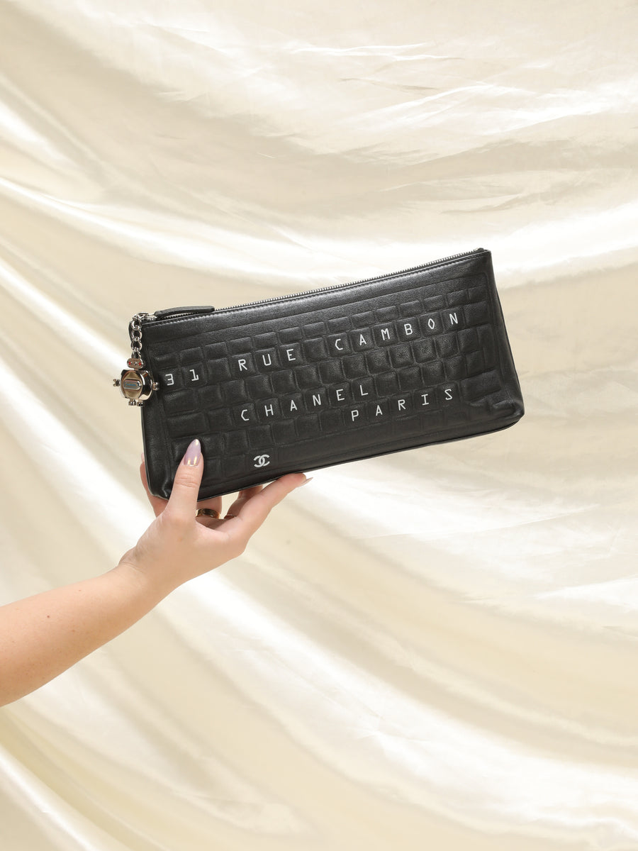 Chanel Keyboard Clutch in Black — UFO No More