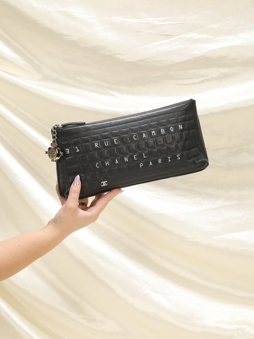 Limited Edition Chanel Rue Cambon Keyboard Clutch – SFN