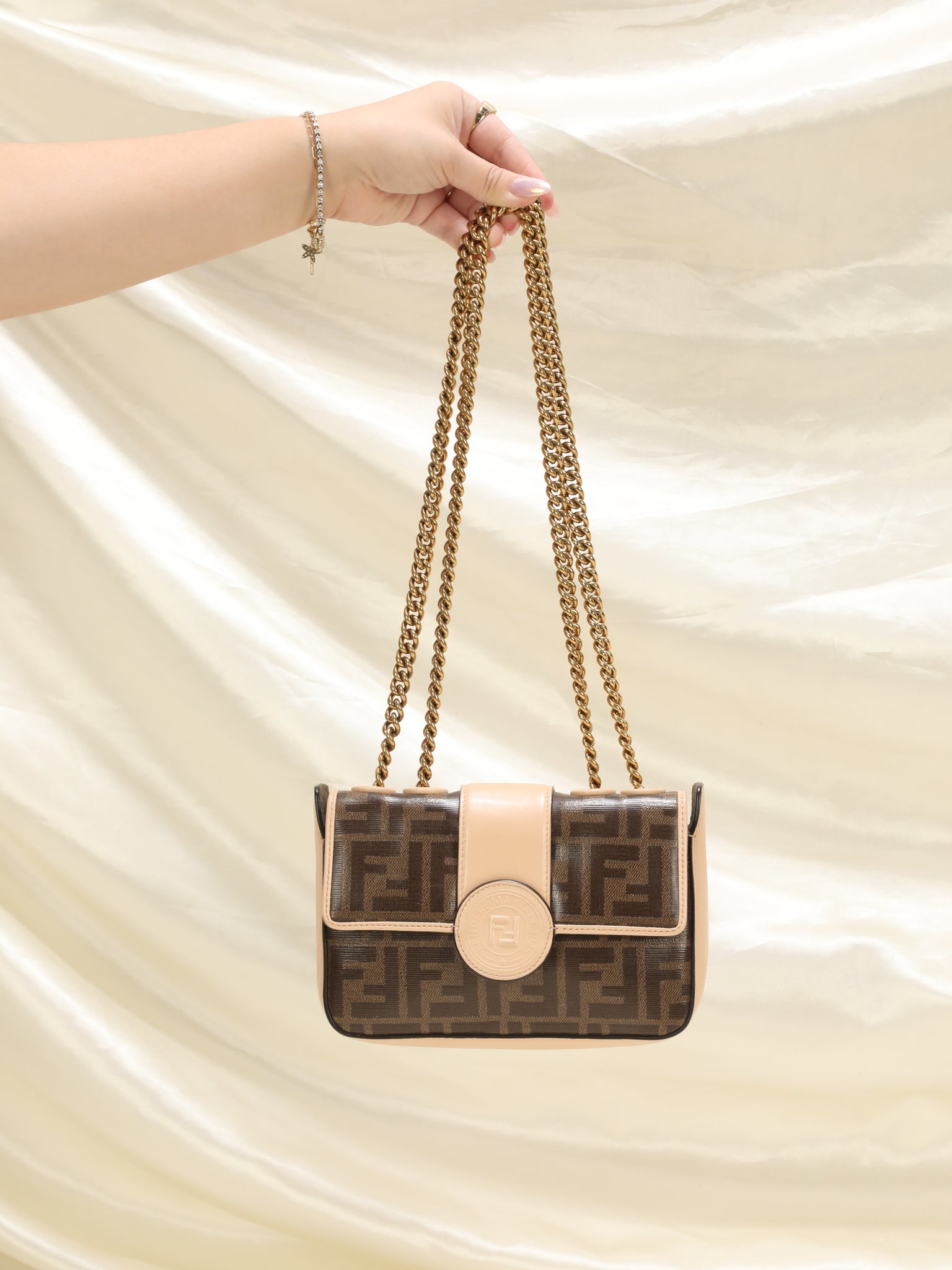 Fendi Zucca Coated Canvas Chain Bag – SFN
