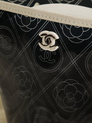 Rare Chanel Camellia Bucket Bag
