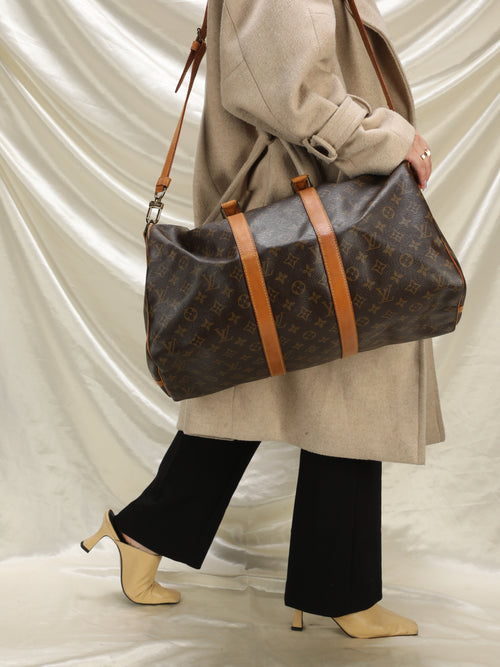 Louis Vuitton Vintage Brown Keepall 50 Bandoulière Weekender, Best Price  and Reviews