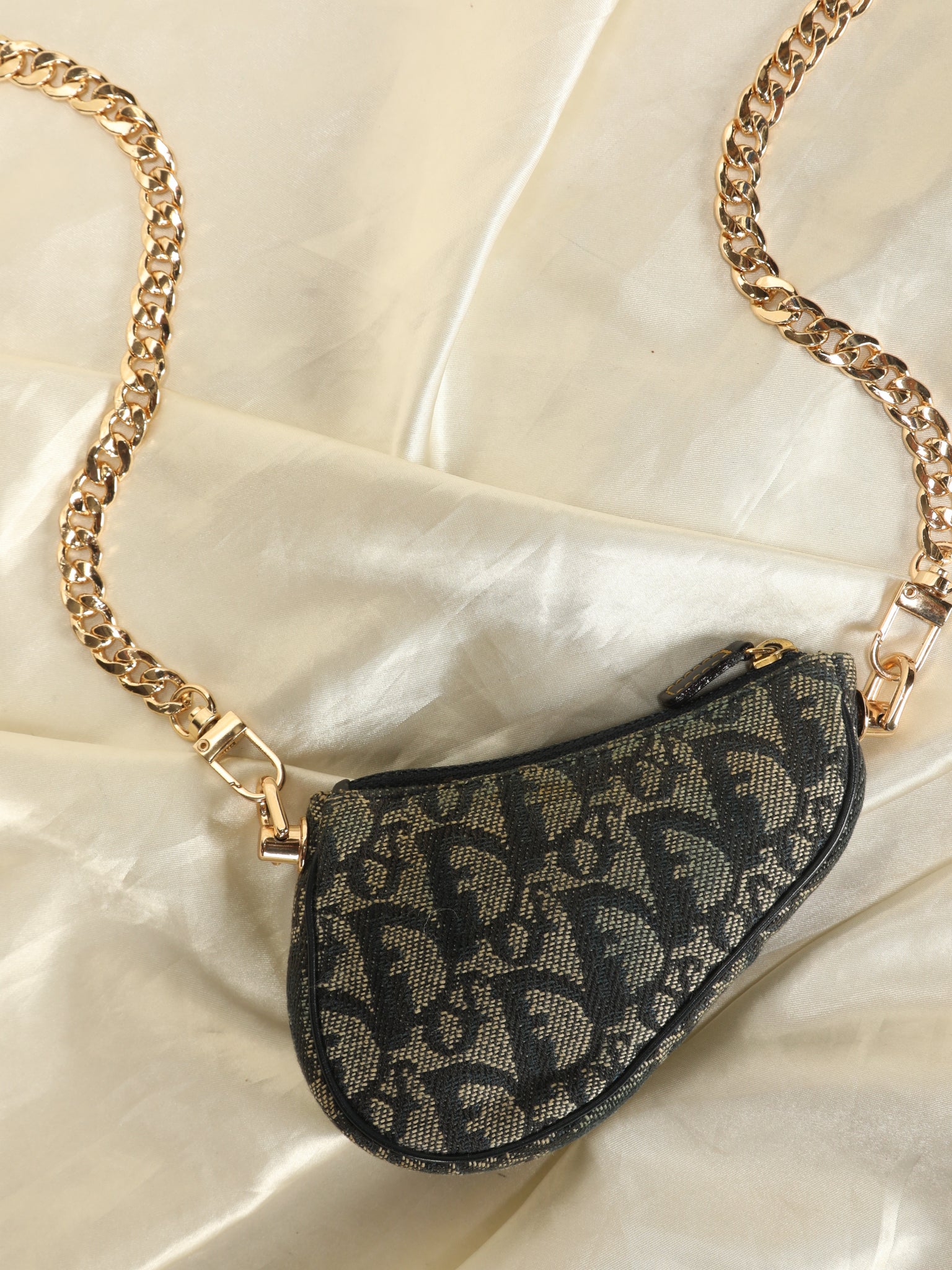 Christian Dior Saddle Handbag Leather Micro at 1stDibs
