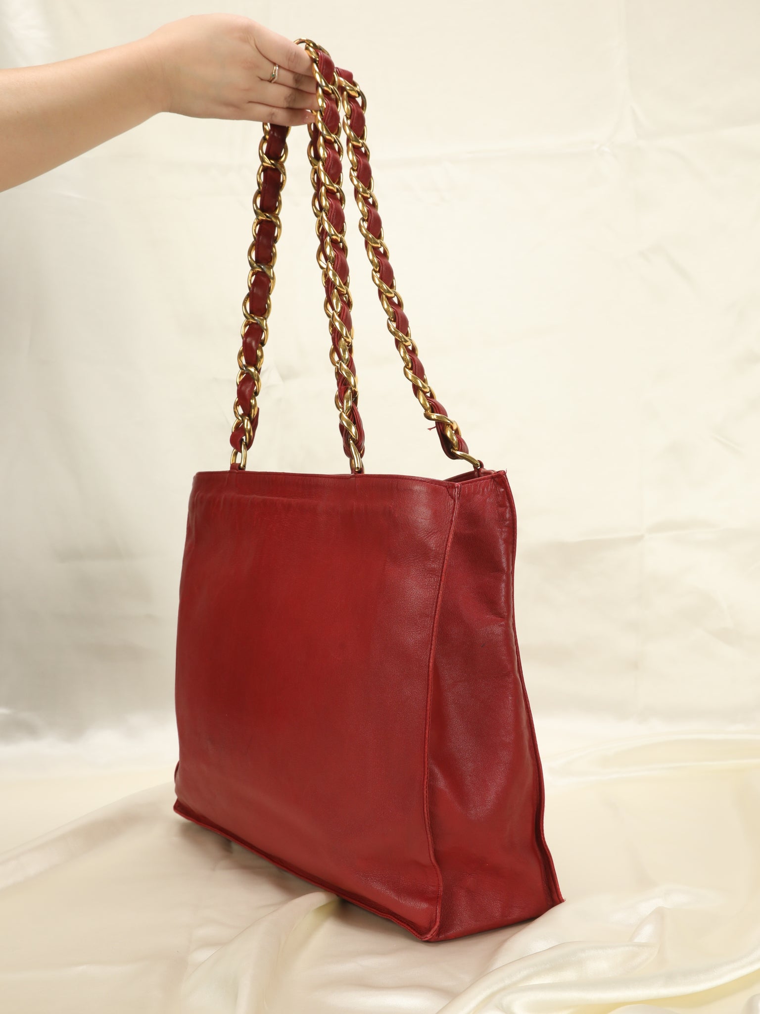 Chanel Lambskin Tote Bag