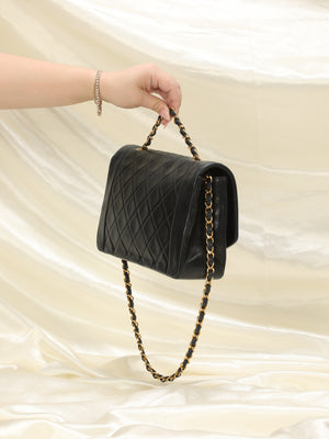 chanel classic flap bag crossbody black