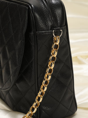 Extremely Rare Chanel Caviar Bijoux Camera Bag