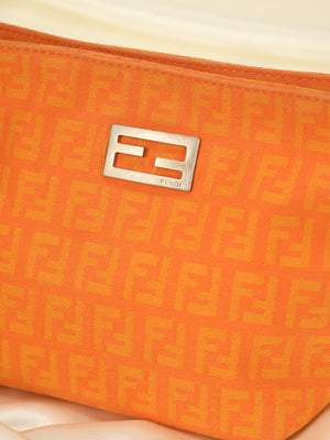 Fendi Zucchino Orange Mini Bag